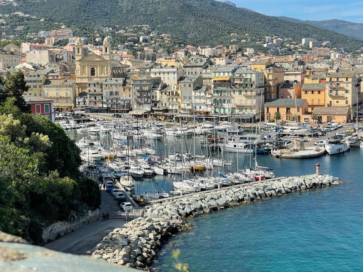 F3 Gd Standing 87 M2 Extraordinaire Vue Mer Pano Bastia  Bagian luar foto
