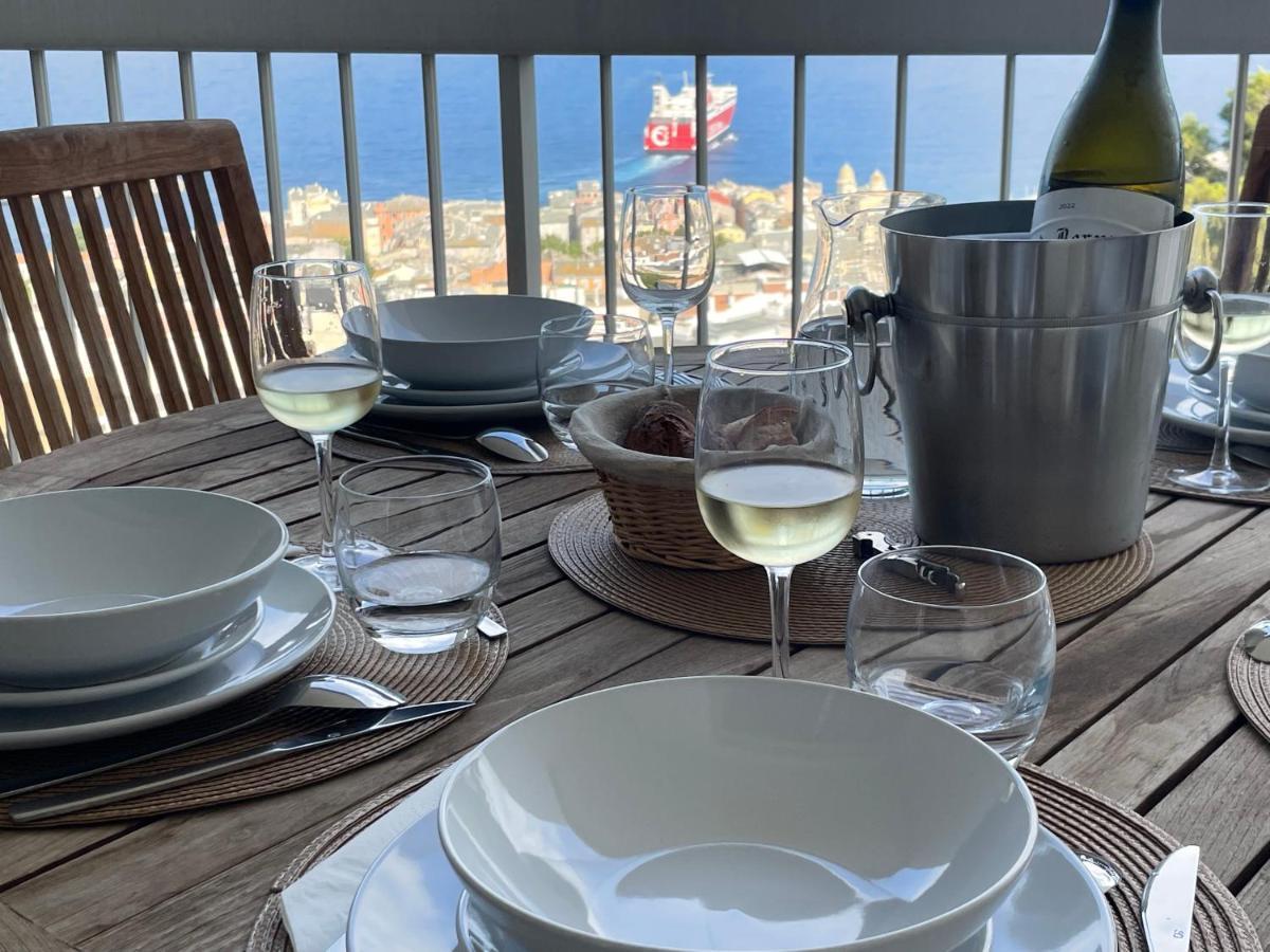 F3 Gd Standing 87 M2 Extraordinaire Vue Mer Pano Bastia  Bagian luar foto