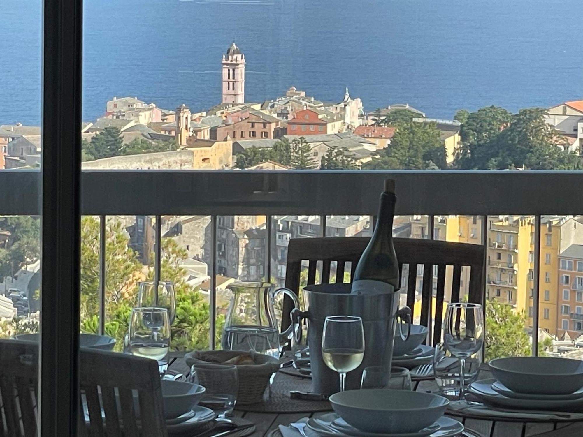 F3 Gd Standing 87 M2 Extraordinaire Vue Mer Pano Bastia  Bagian luar foto